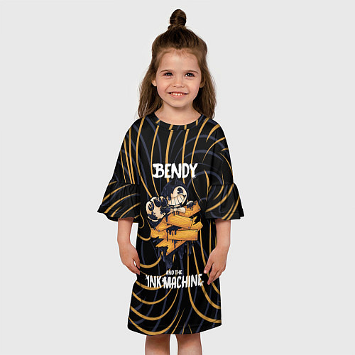 Детское платье Бенди и чернильная машина Bendy and the Ink Machin / 3D-принт – фото 3