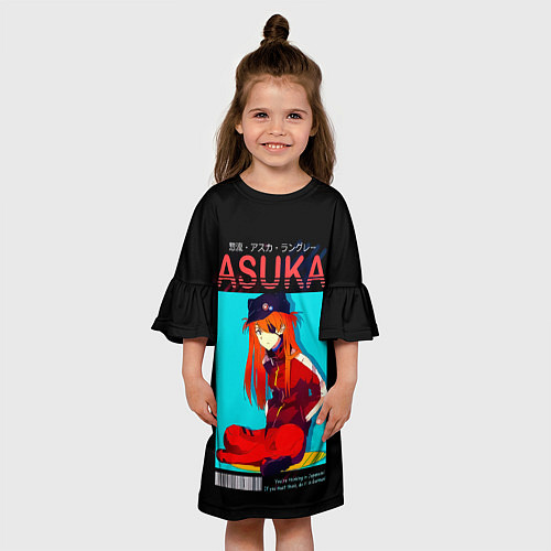 Детское платье Asuka - Neon Genesis Evangelion / 3D-принт – фото 3