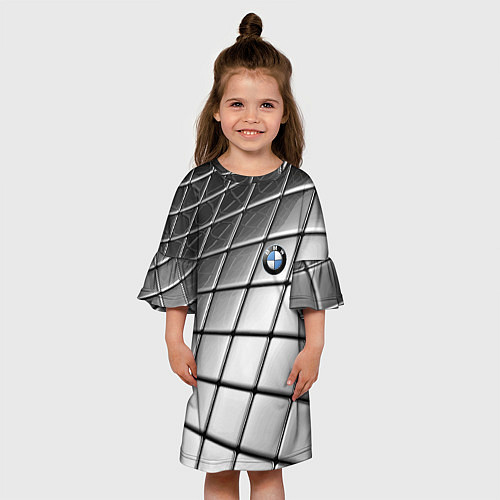 Детское платье BMW pattern 2022 / 3D-принт – фото 3