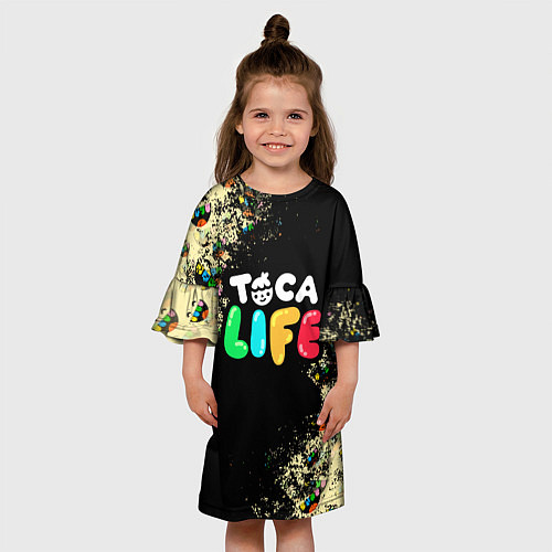 Детское платье Toca Life Тока Бока / 3D-принт – фото 3