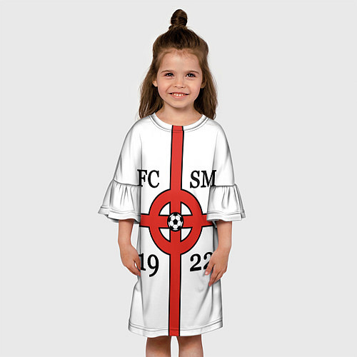 Детское платье FCSM-1922 / 3D-принт – фото 3