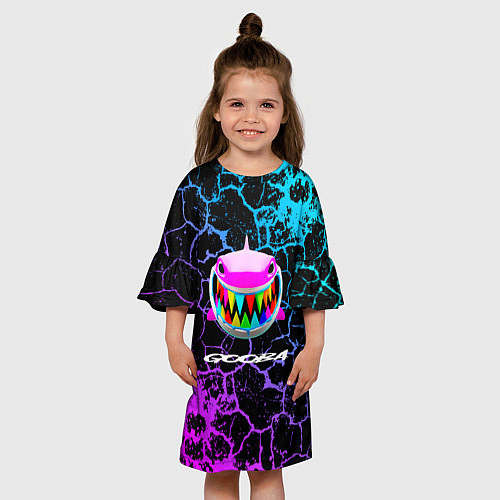 Детское платье 6IX9INE: ТРЕЩИНЫ / 3D-принт – фото 3