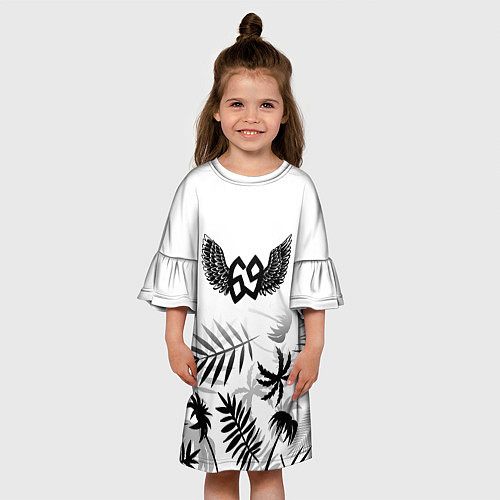 Детское платье 6IX9INE - Tropical 69 / 3D-принт – фото 3