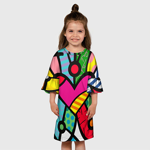 Детское платье Ромеро Бритто Арт / 3D-принт – фото 3