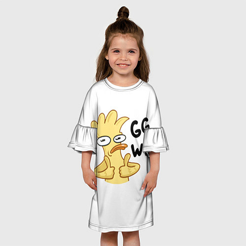 Детское платье Утка GG WP / 3D-принт – фото 3