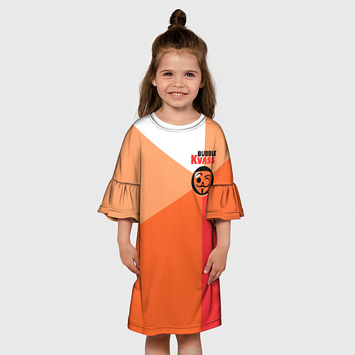 Детское платье Bubble Kvass - Бабл Квас / 3D-принт – фото 3