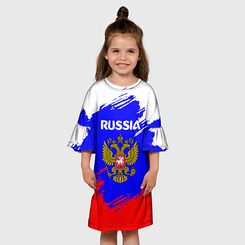Детское платье Russia Геометрия / 3D-принт – фото 3