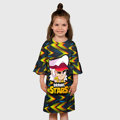 Детское платье FANG BRAWL STARS GLITCH / 3D-принт – фото 3