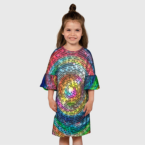 Детское платье Я в своем познании / 3D-принт – фото 3