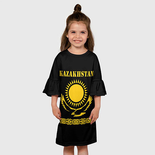 Детское платье KAZAKHSTAN Казахстан / 3D-принт – фото 3