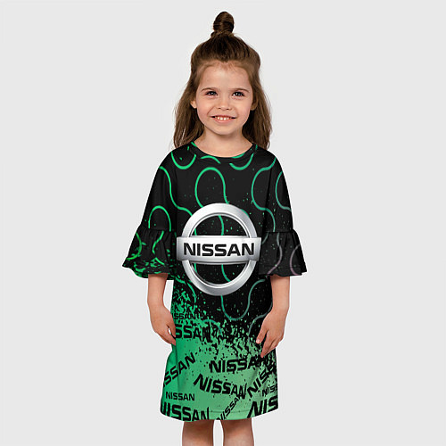 Детское платье NISSAN Супер класса / 3D-принт – фото 3