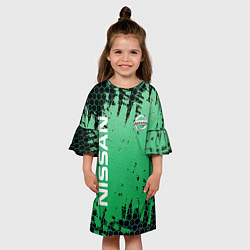Платье клеш для девочки NISSAN супер NISSAN, цвет: 3D-принт — фото 2