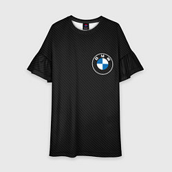 Детское платье BMW LOGO CARBON ЧЕРНЫЙ КАРБОН