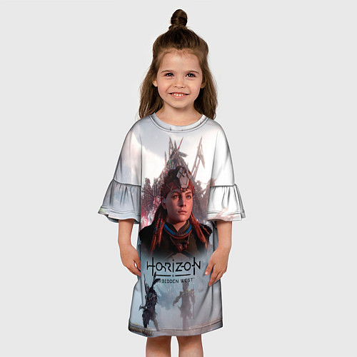 Детское платье Элой Horizon Forbidden West game / 3D-принт – фото 3