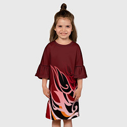 Платье клеш для девочки ТОМА GENSHIN IMPACT, цвет: 3D-принт — фото 2