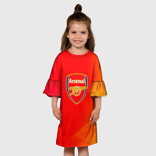 Детское платье Арсенал sport / 3D-принт – фото 3