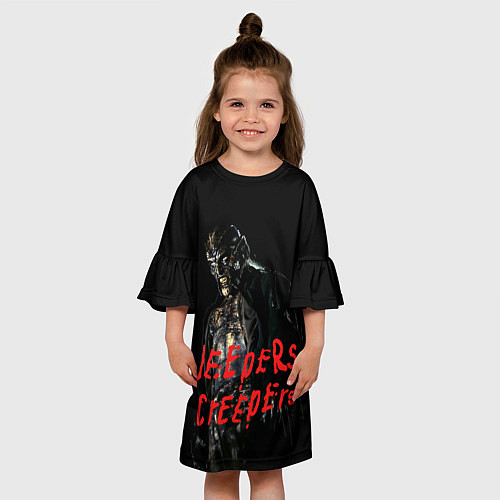 Детское платье Джиперс Криперс - жуткий монстр / 3D-принт – фото 3