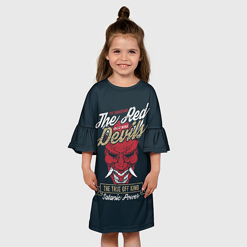 Детское платье Красный Дьявол / 3D-принт – фото 3