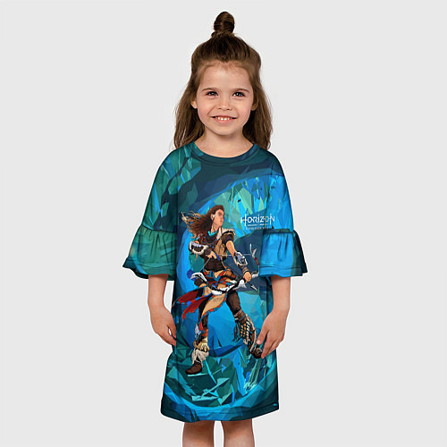 Детское платье Horizon Aloy art / 3D-принт – фото 3
