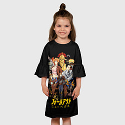 Платье клеш для девочки Fallout - poster, цвет: 3D-принт — фото 2