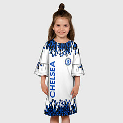 Платье клеш для девочки Chelsea челси спорт, цвет: 3D-принт — фото 2