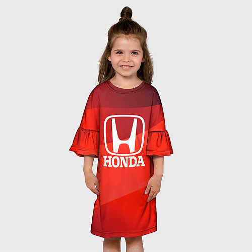 Детское платье HONDA хонда / 3D-принт – фото 3