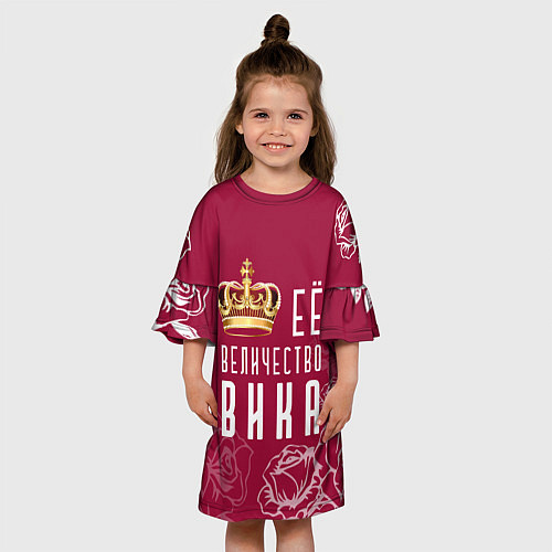 Детское платье Её величество Прекрасная Виктория / 3D-принт – фото 3