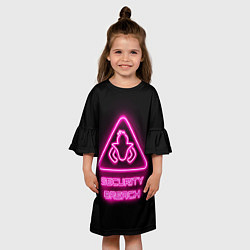 Платье клеш для девочки Five Nights at Freddys: Security Breach лого, цвет: 3D-принт — фото 2