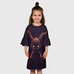 Платье клеш для девочки Five Nights at Freddys: Ванесса, цвет: 3D-принт — фото 2