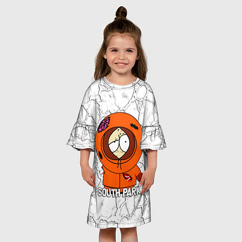 Детское платье Мультфильм Южный парк Кенни South Park / 3D-принт – фото 3