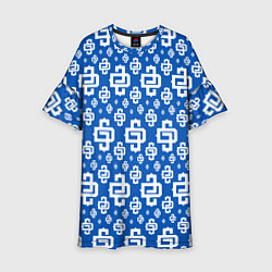 Платье клеш для девочки Blue Pattern Dope Camo Dope Street Market, цвет: 3D-принт