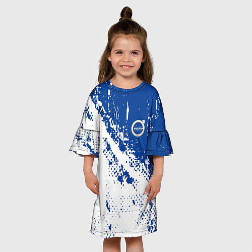 Детское платье Volvo - Texture / 3D-принт – фото 3