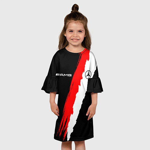 Детское платье MERCEDES BENZ КРАСКА / 3D-принт – фото 3