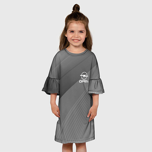 Детское платье OPEL abstraction / 3D-принт – фото 3