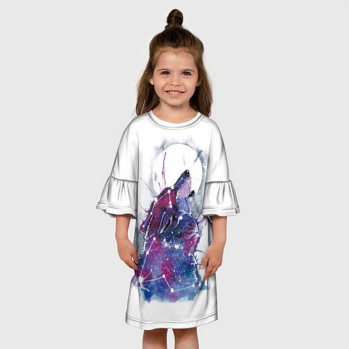 Детское платье Howling at the Moon / 3D-принт – фото 3