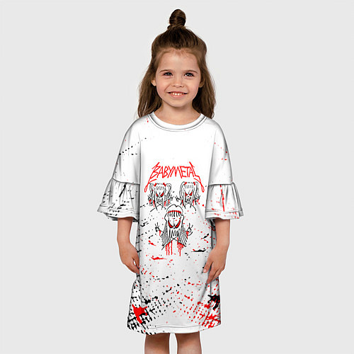 Детское платье BABYMETAL su-metal / 3D-принт – фото 3
