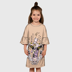 Платье клеш для девочки KILLER QUEEN Йошикаге Кира JOJO PART 4, цвет: 3D-принт — фото 2