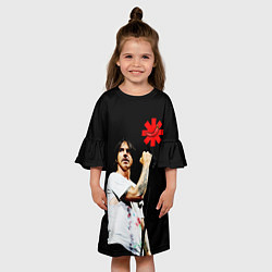 Платье клеш для девочки Red Hot Chili Peppers RHCP, цвет: 3D-принт — фото 2