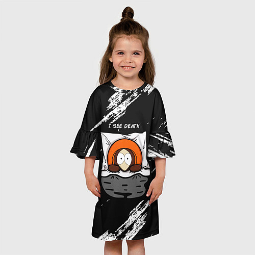 Детское платье Южный парк - персонаж Кенни / 3D-принт – фото 3