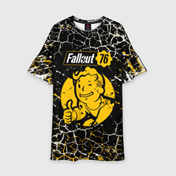 Платье клеш для девочки Fallout 76 bethesda, цвет: 3D-принт