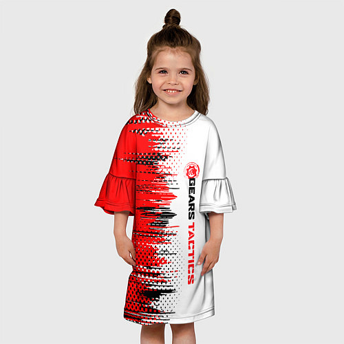 Детское платье GEARS TACTICS texture / 3D-принт – фото 3