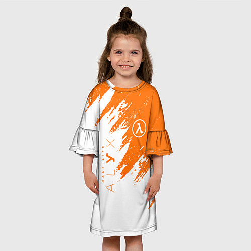 Детское платье Half-life texture / 3D-принт – фото 3