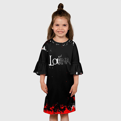 Детское платье Louna Tracktor Bowling / 3D-принт – фото 3
