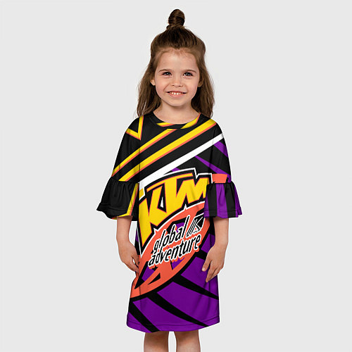 Детское платье KTM VINTAGE 90S / 3D-принт – фото 3