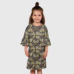 Платье клеш для девочки Классические узоры, цвет: 3D-принт — фото 2