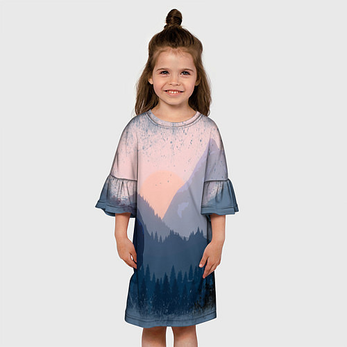Детское платье Call of the Mountain / 3D-принт – фото 3
