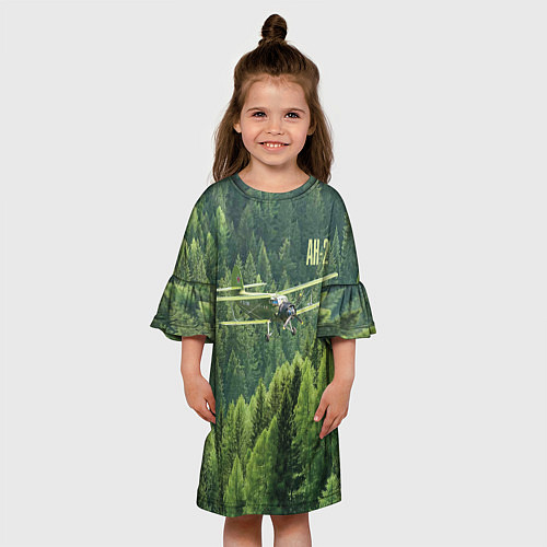Детское платье Военный самолет Ан-2 / 3D-принт – фото 3