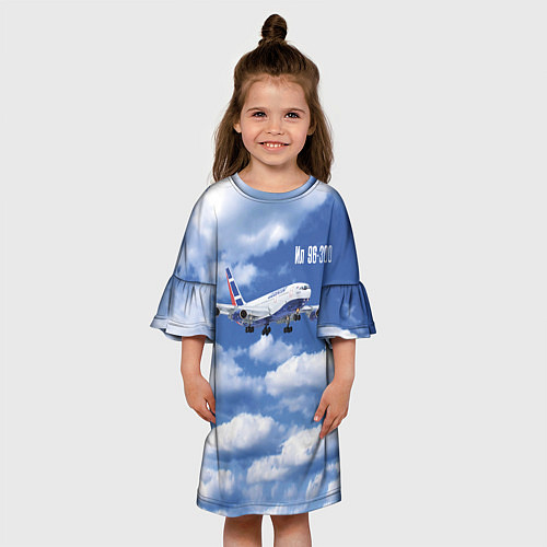 Детское платье Самолет Ил 96-300 / 3D-принт – фото 3