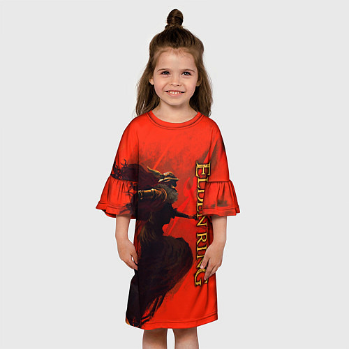 Детское платье МАЛЕНИЯ - MALENIA ELDEN RING / 3D-принт – фото 3