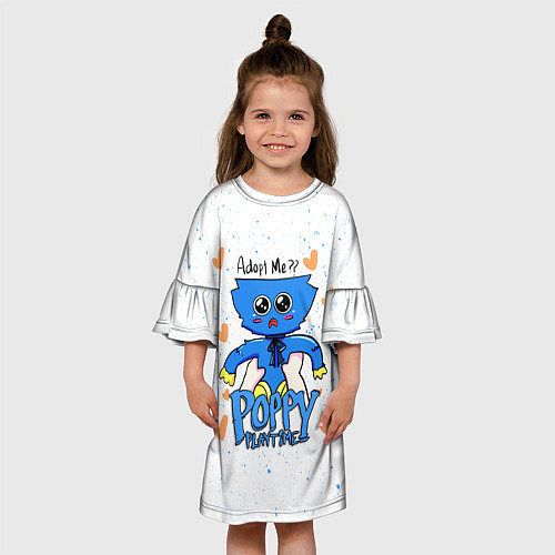 Детское платье POPPY PLAYTIME - KISSY MISSY КИССИ МИССИ / 3D-принт – фото 3